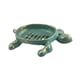 thumbnail image 1 of Jabonera con forma de tortuga, bandeja decorativa, soporte de hierro con fondo hueco, almacenamiento hecho a mano. Verde, 1 of 9