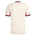 thumbnail image 2 of adidas Liverpool FC Away Men's Soccer Jersey 25/26 (Off-White/Red, L), 2 of 7