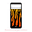 Black/Orange/Yellow, variant on abbyrose Flamin' Hot Pixel Phone Case for Pixel 9a