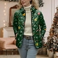 thumbnail image 3 of larppty Jackets for Women Fashion 2025 Christmas Coat for Women Casual Quilted Lightweight Outerwear Coats (Dark Green, 4XL), 3 of 8