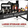 thumbnail image 6 of Royal Gourmet GB4007 34-inch 4-burner Propane Gas Griddle, Griddle with Collapsible Side Shelves and Front Basket, 6 of 12