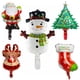 thumbnail image 2 of 1 pieza de globos de papel de aluminio navideños con forma de muñeco de nieve de Papá Noel y dibujos animados, globo heteromórfico para decoración de fiesta de cumpleaños de niños en Navidad, 2 of 5