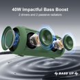 thumbnail image 2 of Altavoz Bluetooth Passau S223B 40W Resistente al Agua IPX5 Verde, 2 of 9