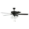 thumbnail image 4 of Craftmade  52" Pro Plus 114 Ceiling Fan Espresso w/ Flat Black/Greywood Blades - Pull Chain, 4 of 5