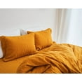 thumbnail image 4 of Pavish Export Mustard Yellow Duvet Cover Soft Stonewashed Comforter Wedding Donna Quilt Cover 2 Pillow Case Twin, 4 of 4
