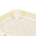 thumbnail image 6 of TOOYFUL Dog Potty Tray, Reusable Puppy Toilet, Sturdy Pee Mesh Training Tray,Pet Training,Toilet Pee Pad Holder, for Dogs Yellow, 6 of 9