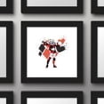 thumbnail image 2 of Gallery Pops DC Comics Harley Quinn - Harley Hearts and Diamonds Wall Art, Black Framed Version, 12" x 12", 2 of 5