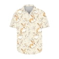thumbnail image 5 of VBTAPA Easter Shirts for Men Funky Hawaiian Shirts Short Sleeve Easter Egg Print Button Down Shirt Casual Aloha Party Shirts Limited Time Sales Multicolor XXXL, 5 of 6