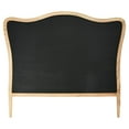 thumbnail image 4 of Creative Co-Op Oak & Linen Twin Size Headboard, 4 of 11