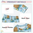thumbnail image 4 of joogoo Cartoon Duck Capybaras Pajamas Set Long Sleeve Soft Cotton Sleepwear 2 Piece 18M, 4 of 7