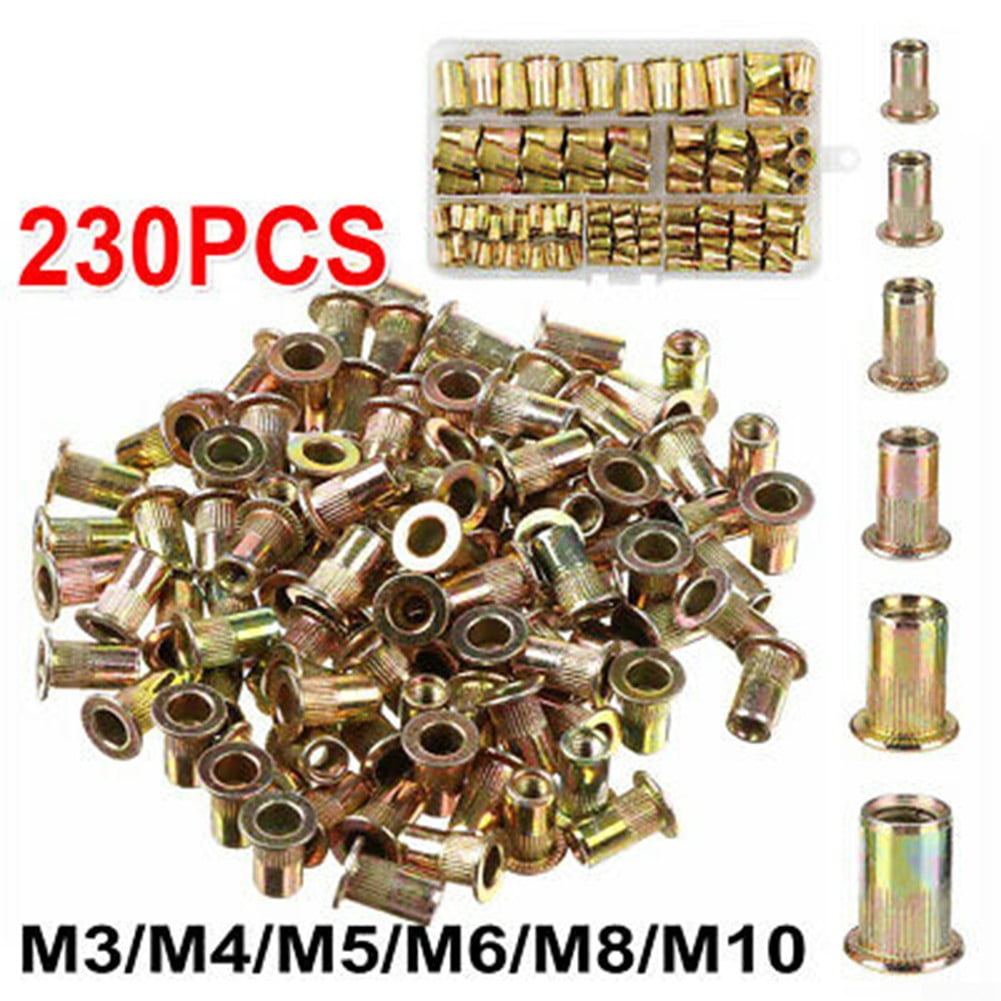 Insert Nuts Mixed Rivnuts Blind Set Rivet Nut Antioxidation Kit New