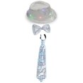 thumbnail image 1 of Sombrero Fedora de Jazz con lentejuelas y luz LED para niños y adultos, gorro de neón intermitente, regalo de fiesta, disfraz, cumpleaños, boda, Halloween y Navidad, 1 of 4