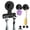 Black-3PCS, variant on FVKRNYZ Suction Cup Razor Holder for Shower Heavy-Duty 7KG Suction Hooks Removable Multi Scenario Stainless Steel Shower Hook - 2 Pack Silver