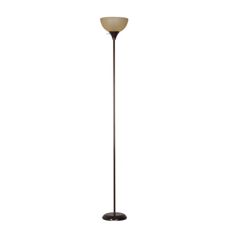 Mainstays 71 Inch Floor Lamp Brown, Mainstays 5 Light Multi Head Floor Lamp Black With Color Shade