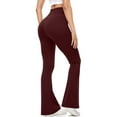 thumbnail image 2 of Flare Leggings For Women Tall Long High Waist Bootcut Flare Yoga Leggings No Front Seam, 2 of 7