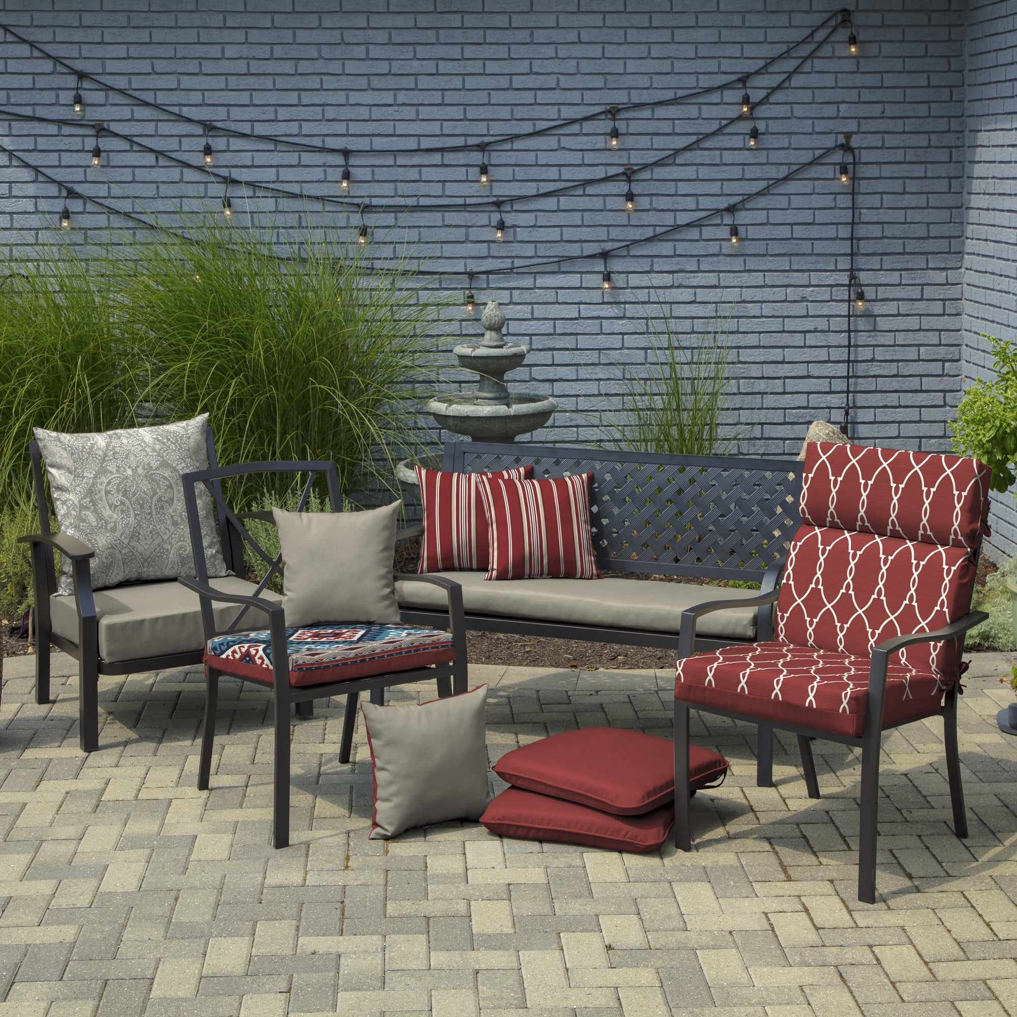 Better Homes Gardens Southwest Outdoor Cushion And Pillow