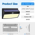 thumbnail image 5 of Paquete de 5 luces solares Peasur 368 LED con sensor de movimiento para exteriores, 5 of 5
