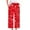 Red, variant on Capri Pajama Pants for Women with Pockets Summer Casual Loose Straight Leg Lounge Pants for Women