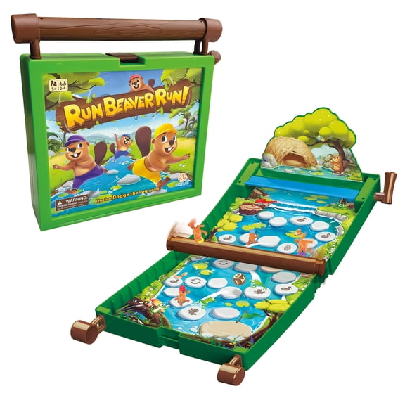 Run Beaver Run Family Board Game for Kids Ages 5 