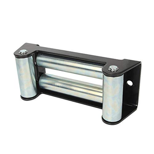 Winch Roller Fairlead, AUXMART 4Way Roller Cable Guide with 10" Bolt Pattern 8,00017,500 LBs
