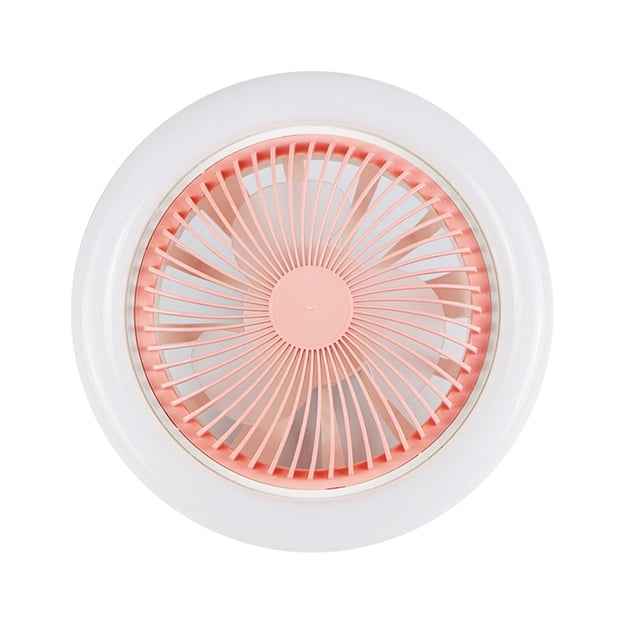 Mistaha E27 Lamp Head Ceiling Dual-purpose Fan Lamp 3-Gear Adjustment Small Ceiling Fan Light for