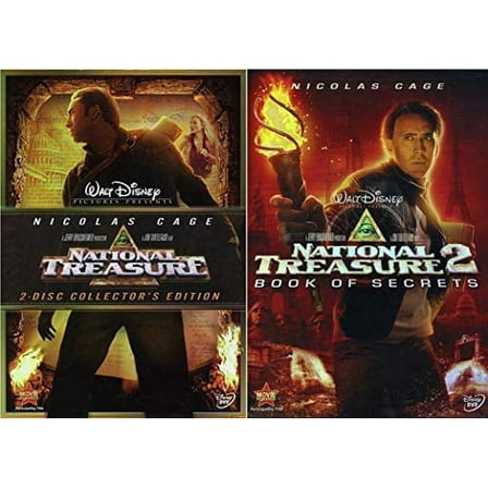 America's Secret Societies Revealed - Nicolas Cage is a National Treasure (2-Disc Collectors Edition) & National Treasure : Book of Secrets Bundle