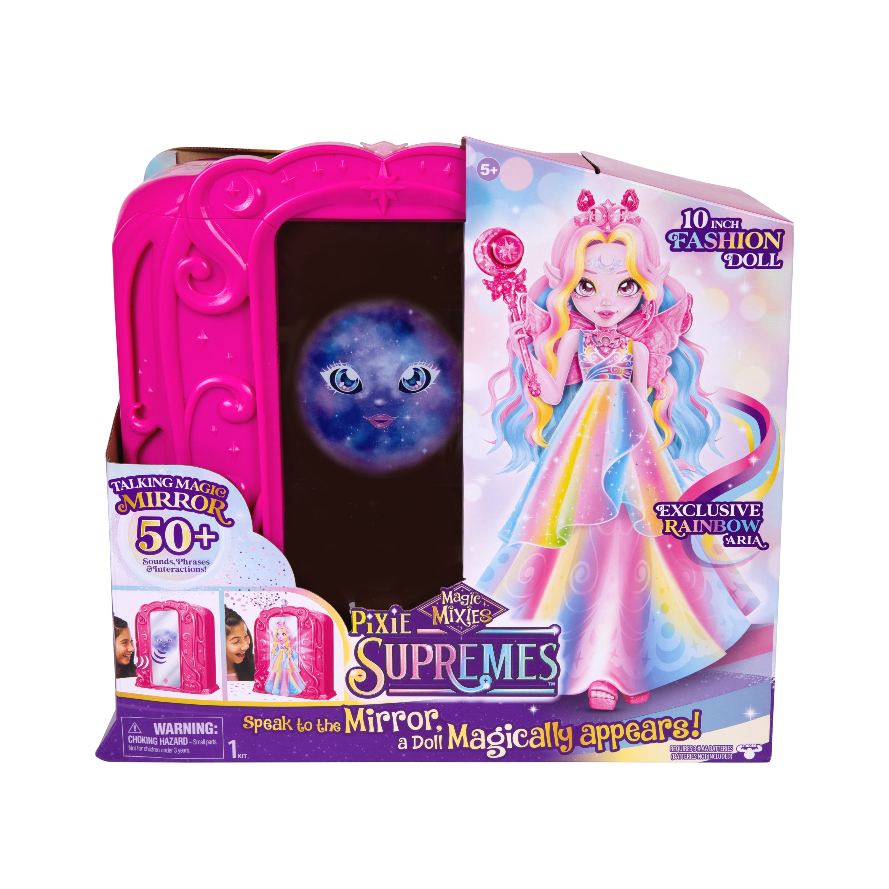 Magic Mixies Magic Mirror 10.5 Supreme Doll Luna the Butterfly Pixie 50 Lights Sounds Ages 5