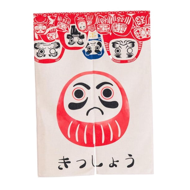Cortina de Puerta con Patrón Japonés, Tapiz Largo para Dormitorio, Cocina , Vaso s BLESIY Cortina de puerta japonesa