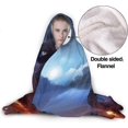 thumbnail image 3 of Cat Hooded Blanket Cute blanket, super soft warm and comfortable plush hoodie blanket, suitable, 3 of 4
