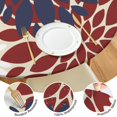 thumbnail image 4 of Colorful Round Table Cover, Boho Floral Design with Elasticated Edge for Up to 56 Inches, 4 of 7