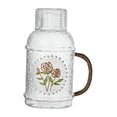 thumbnail image 2 of Vaso de vidrio para helado, decoración con diseño floral, novedoso hervidor portátil para Pava, 2 of 7