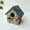 Green, variant on Kokovifyves Garden Tools Clearance Wooden Bird Feeder Courtyard Villa Balcony Hanging Rainproof Bird Feeder