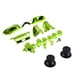 thumbnail image 5 of Injueey Juego de botones completamente chapados, gatillos de parachoques, reemplazo de destornillador Dpad LB RB LT RT para controlador Videojuegos y accesorios Verde, 5 of 6