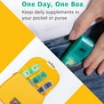 thumbnail image 5 of Monthly Pill Organizer 2 Times a Day, one Month Pill Box AM PM, 30 Day Pill Case Small Compartments to Hold Vitamin and Travel Medicine Organizer, 31 Day Pill Organizer, 4 Week Pill Cases, 5 of 7