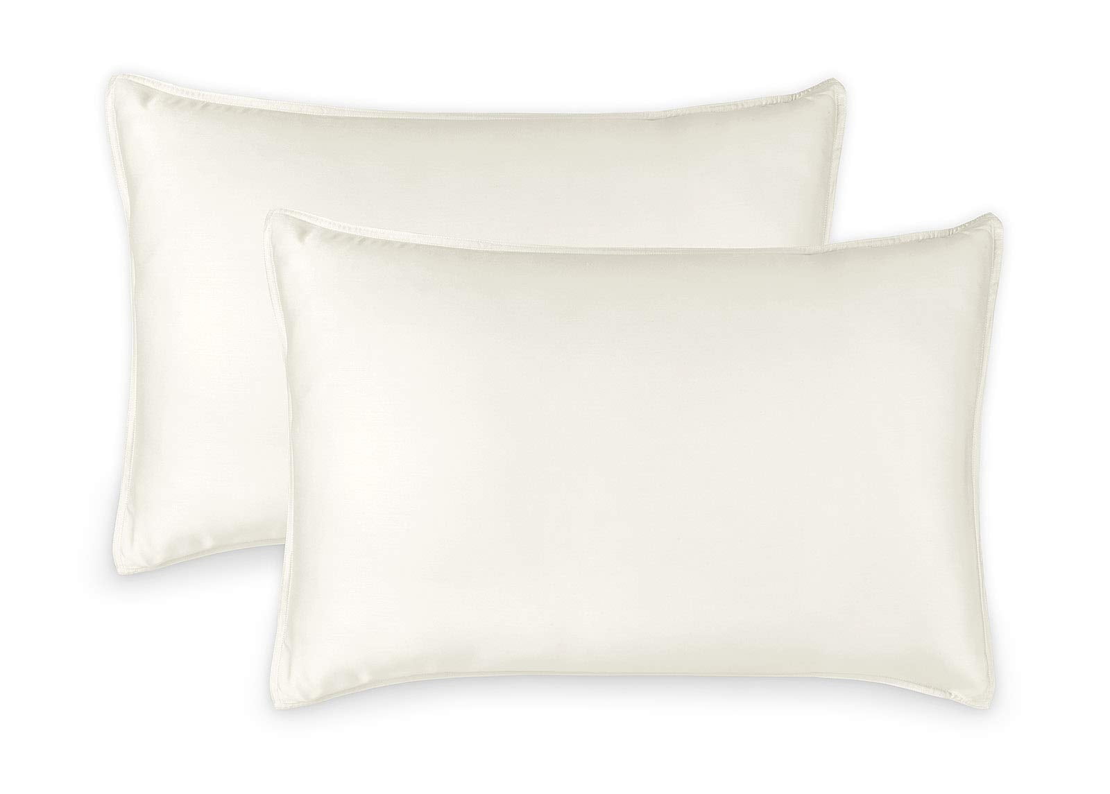 PURE BAMBOO Queen Size Duvet Cover Set - 100% Organic Bamboo, Luxuriously Soft and Cooling - 3 Piece Set - 1 Queen Button Closure Duvet Cover with Ties, 2 Pillowcases (Queen, Ivory)