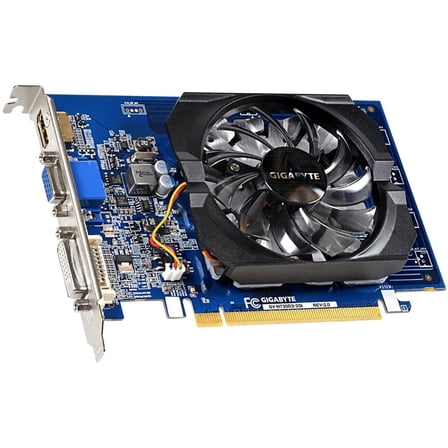 Open Box GIGABYTE NVIDIA GeForce GT 730 Graphic Card, 2 GB DDR3 SDRAM