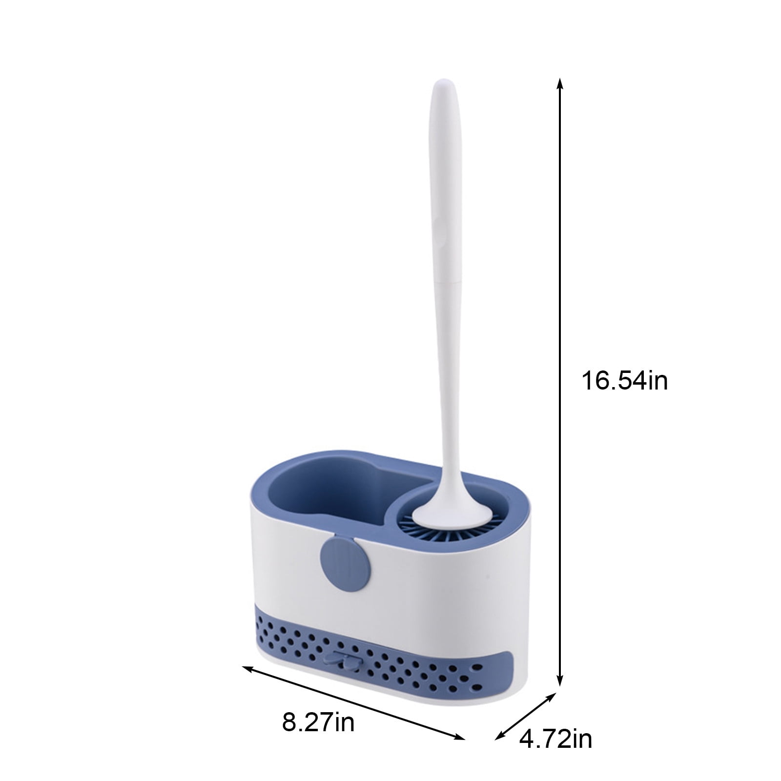 Toilet Brush and Holder Set with Drip Tray | Toilet Bowl Brush & Toilet Bowl Cleaner Brush Combo | Bathroom Cleaning Organizer | Strong Bristles | Easy Maintenance | Xuniizn