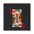 thumbnail image 2 of Go All Out King Of Hearts Playing Card Funny Long Sleeve T-Shirt Mens, 2 of 5
