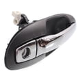 thumbnail image 4 of For Kia Optima 2001 02 03 04 05 2006 Door Handle Driver and Passenger Side | Pair | Front | Exterior | Chrome Lever & Black Primed Housing - KI1310111, KI1311111 | 826503C021XX, 826603C021XX, 4 of 6
