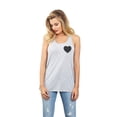 thumbnail image 2 of Thread Tank Small Heart Women Sleeveless Flowy Racerback Tank Top, 2 of 4