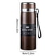 thumbnail image 3 of Insulated cup, 800mL stainless steel, portable rope, vehicle mounted, large capacity, outdoor use, durable metal, foldable design, for camping, for road trips, for travel, lightweight, heat, 3 of 9