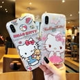 thumbnail image 4 of Funda de TPU suave transparente Hello Kitty para IPhone 15 14 13 12 11 Pro Max X XS XR 8 7 Plus funda trasera con cojín de aire a prueba de golpes, 4 of 4