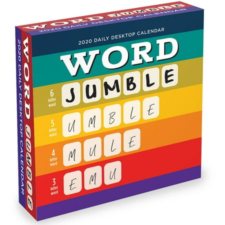 2020 Word Jumble Daily Desktop Calendar | Walmart Canada