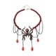 thumbnail image 3 of Collar de mujeres, collar de declaración, collar elegante, joyas brillantes, collar de borla para el compromiso, el día de Valentín, 3 of 9