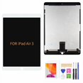 thumbnail image 2 of A-MIND LCD Replacement Screen Suitable for iPad Air 3 2019 10.5" A2152 A2123 A2153 A2154 LCD Display Touch Screen digitizer Assembly Without Home Button + Tool Repair Kit + Screen Protector (White), 2 of 4