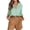 Green, variant on Womens Striped Cotton Button Shirt Long Sleeve Shirt Collar Pocket Front Casual Office Commuting Shirt