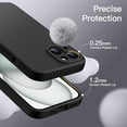 thumbnail image 6 of JETech Magnetic Silicone Case for iPhone 15 Plus 6.7-Inch, Compatible with MagSafe, Phone Cover with Camera Lens Full Protection (Black), 6 of 6