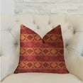 thumbnail image 2 of Plutus Celestial Red and Orange Luxury Throw Pillow 26"L x26"W, 2 of 3