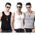 thumbnail image 2 of 3pz Camisetas Playera Musculosa Tank Top Puro Algodón Hombre, 2 of 8