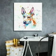 thumbnail image 5 of Epic Graffiti 'Colorful Watercolor Basenji' by Furbaby Affiliates, Canvas Wall Art, 26"x26", 5 of 8